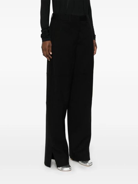 Jil Sander virgin-wool trousers - Black - zdjęcie produktu nr 2
