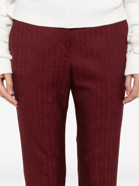 ETRO pressed-crease trousers - Red