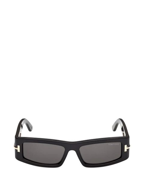 TOM FORD Eyewear Icon rectangle-frame sunglasses - Black - zdjęcie produktu nr 1