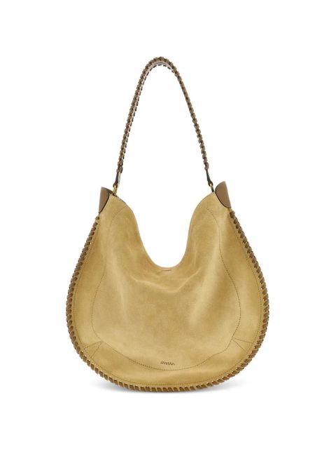 ISABEL MARANT Oskan Hobo Soft suede shoulder bag - Neutrals - zdjęcie produktu nr 1