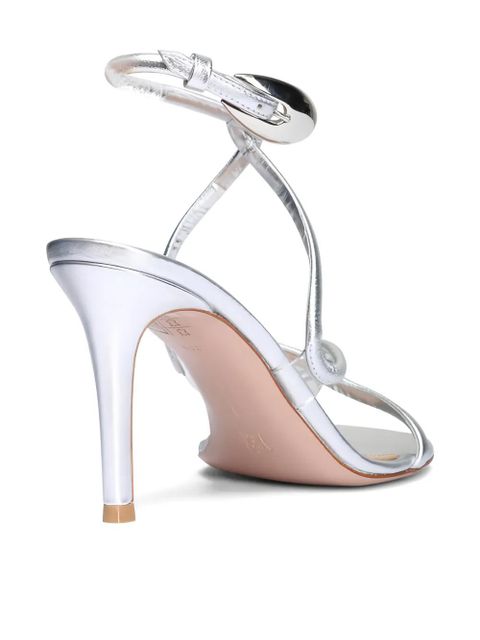 Gianvito Rossi Jungle Mamba twisted strap sandals - Silver