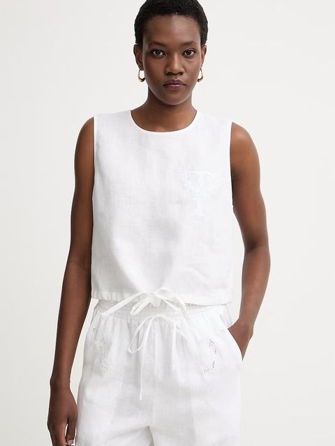 Twinset top damski lniany - zdjęcie produktu nr 1