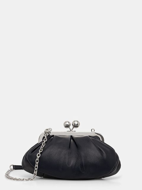 Weekend Max Mara torebka skórzana PRATI kolor granatowy 2615511164600 - zdjęcie produktu nr 1