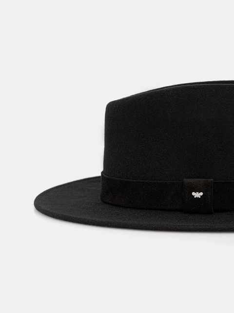 Weekend Max Mara kapelusz wełniany CIAD kolor czarny 2525576055600