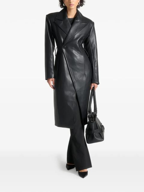 Manière De Voir Malya detachable-belt coat - Black