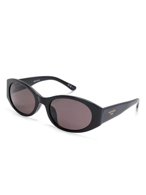 Balenciaga Eyewear oval-frame sunglasses - Black - zdjęcie produktu nr 2