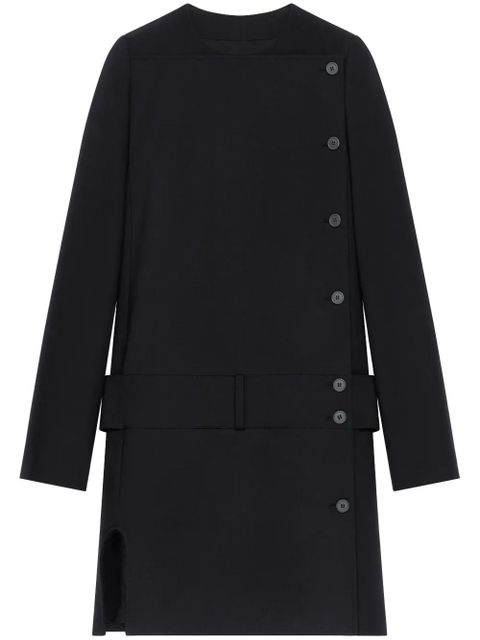 Courrèges Oblique Heritage coat - Black - zdjęcie produktu nr 1