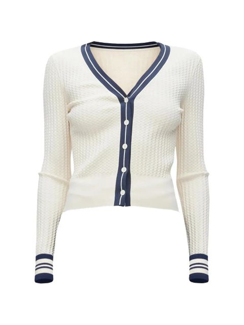 3.1 Phillip Lim V-neck button cardigan - White - zdjęcie produktu nr 1