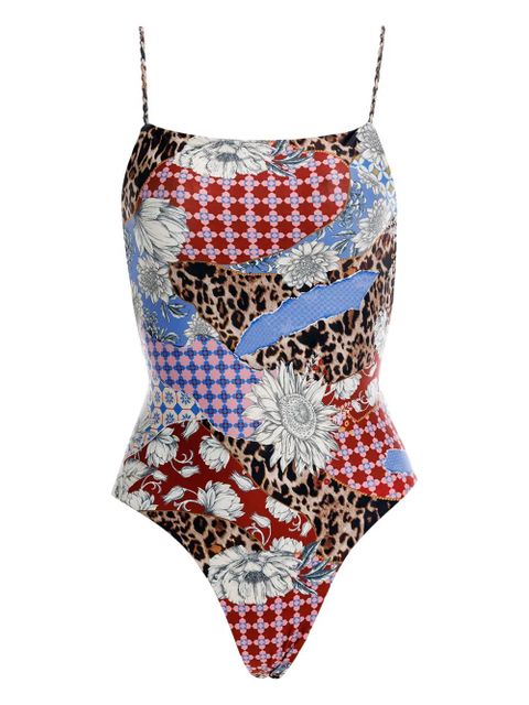 Agua By Agua Bendita Kali Quilt swimsuit - Red - zdjęcie produktu nr 1