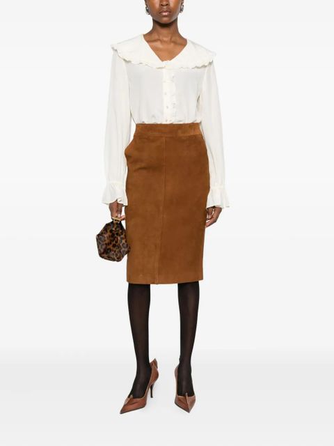 Chloé ruffled-collar blouse - Neutrals - zdjęcie produktu nr 2