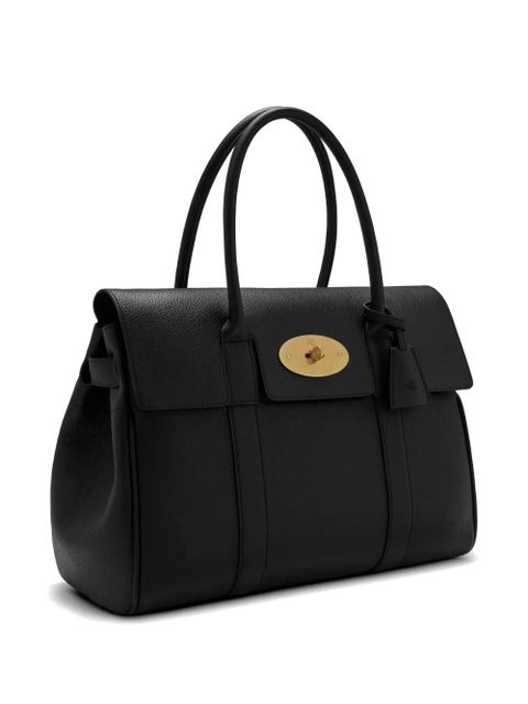Mulberry Bayswater front-flap closure tote bag - Black