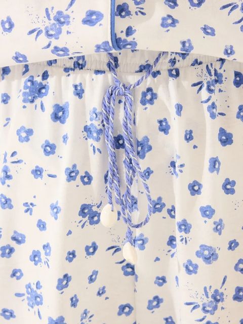 women'secret piżama bawełniana damska kolor biały bawełniana 3139889