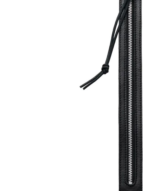 OUR LEGACY zip-detail studded choker - Black