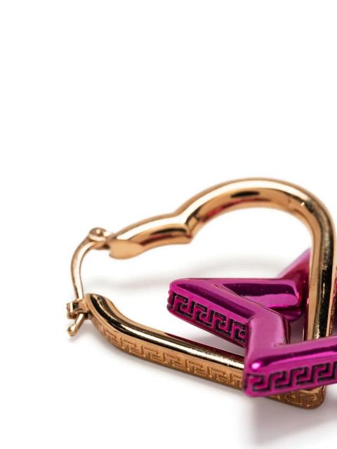 Versace Greca star-shaped drop earrings - Pink - zdjęcie produktu nr 2