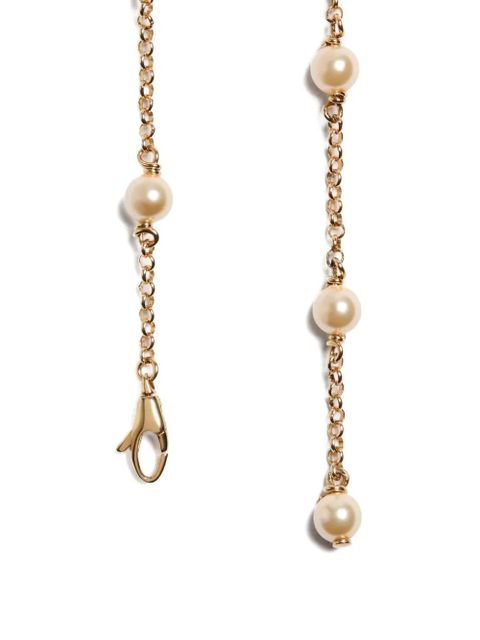 Valentino Garavani Ovalette embellished bracelet - Gold