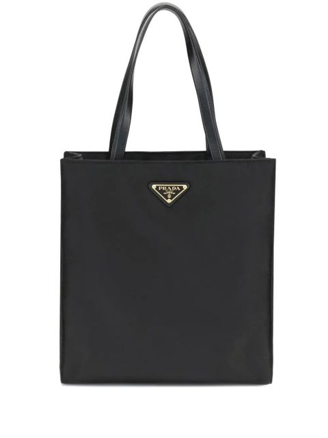 Prada logo-detail tote bag - Black - zdjęcie produktu nr 1