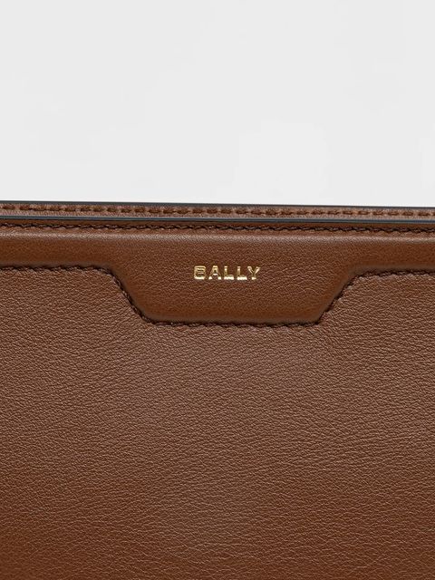 Bally torebka skórzana kolor brązowy WAM03V