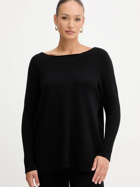 Haveone dres damski kolor czarny HNC-P001