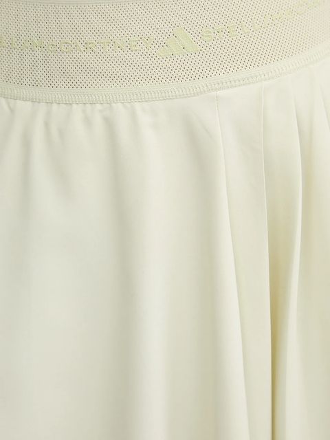 adidas by Stella McCartney spódnica sportowa kolor beżowy mini rozkloszowana JW4573