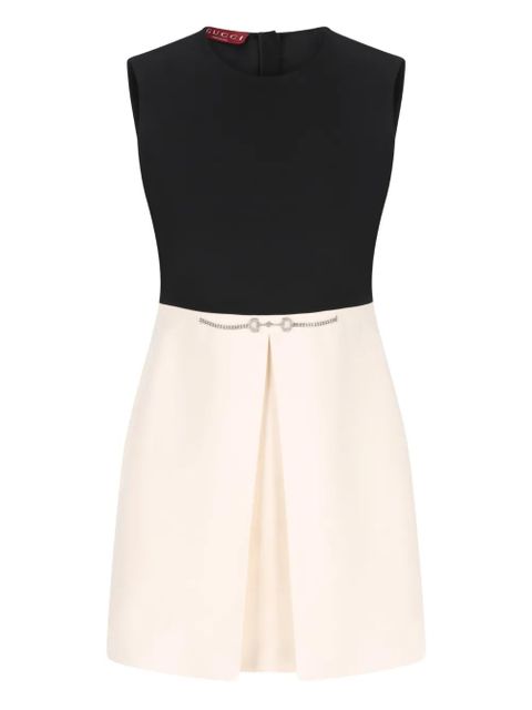 Gucci crystal-embellished mini dress - Black - zdjęcie produktu nr 1