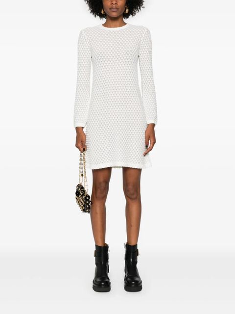 Chloé pointelle-knit mini dress - White - zdjęcie produktu nr 2