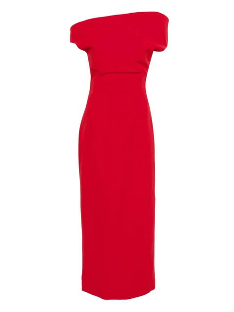 Magda Butrym off-shoulder midi dress - Red - zdjęcie produktu nr 1