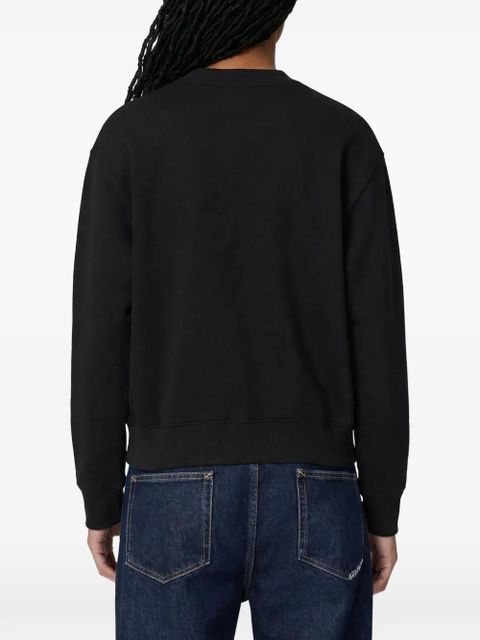 Axel Arigato logo-print organic cotton sweatshirt - Black