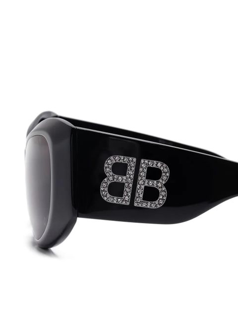 Balenciaga Eyewear cat eye-frame sunglasses - Black