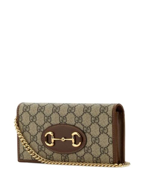 Gucci Horsebit 1955 wallet-on-chain - Neutrals