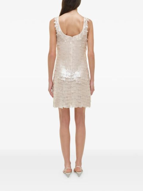 Simkhai Onyx sequin mini dress - Neutrals