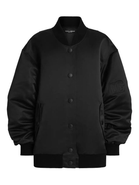 Dolce & Gabbana padded bomber jacket - Black - zdjęcie produktu nr 1