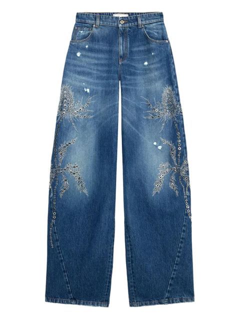 Blumarine embellished jeans - Blue - zdjęcie produktu nr 1