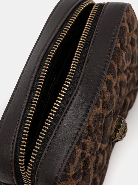 Kurt Geiger London torebka skórzana KENSINGTON kolor brązowy 9321135289