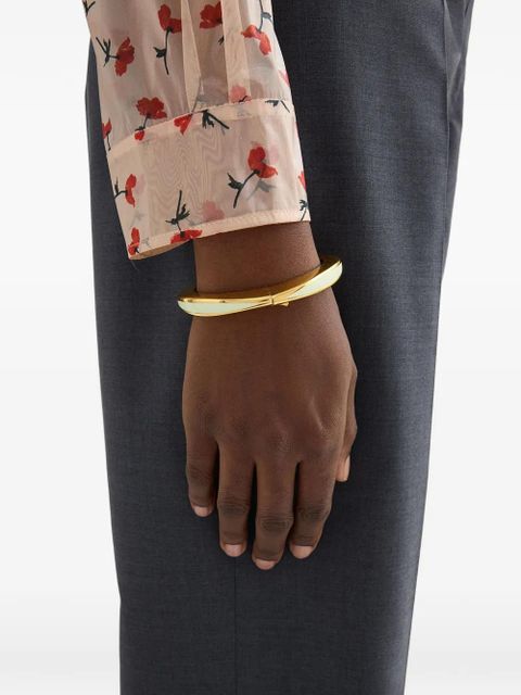 Jil Sander logo-detail bracelet - Gold - zdjęcie produktu nr 2