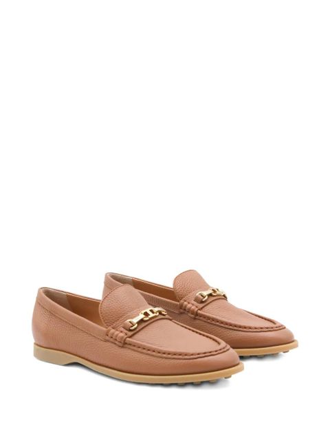 Tod's logo-plaque loafers - Brown - zdjęcie produktu nr 2