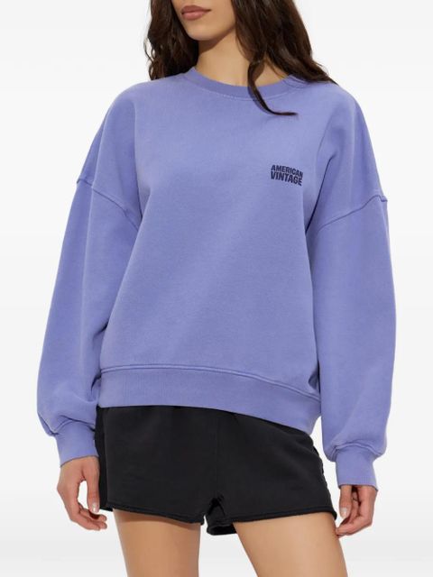American Vintage Plizzy logo sweatshirt - Purple