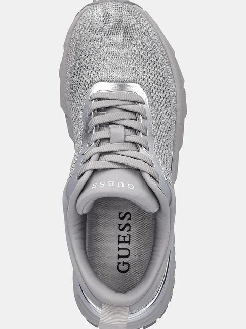 Guess sneakersy RUNIT3 damskie kolor srebrny FLPRN3 FAB12