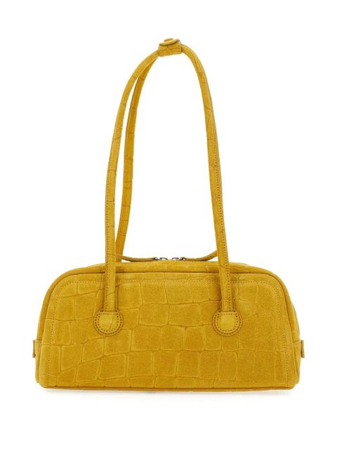 Marge Sherwood Boston crocodile-embossed shoulder bag - Yellow - zdjęcie produktu nr 2