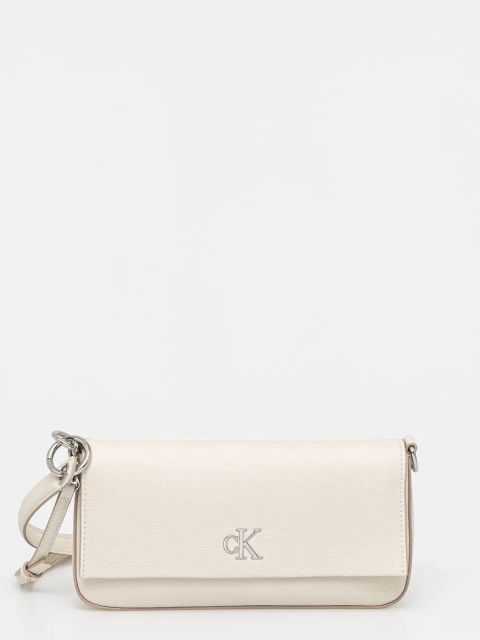 Calvin Klein Jeans torebka kolor beżowy LV04K3161G