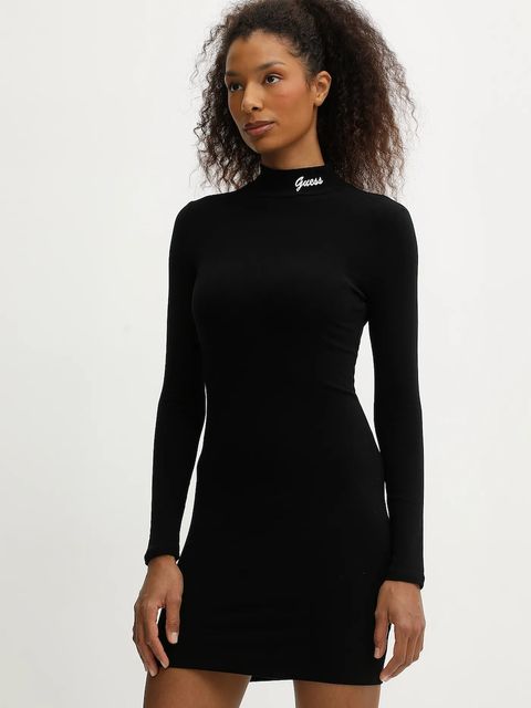 Guess sukienka ALBA kolor czarny mini dopasowana V5BK04 KCBF1 - zdjęcie produktu nr 1