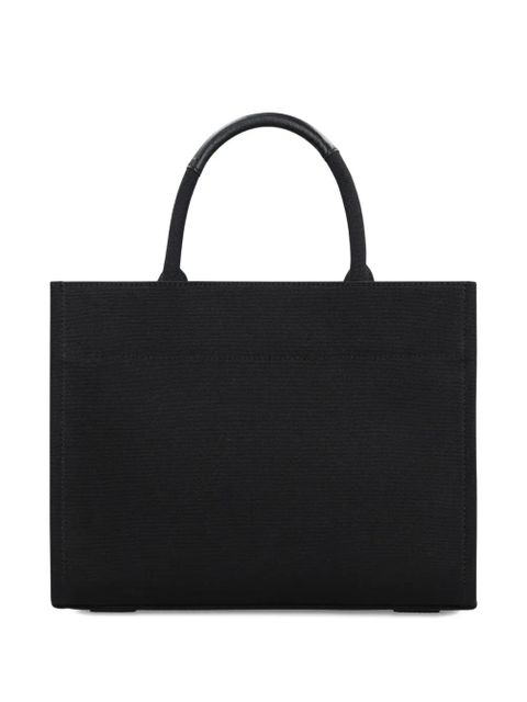 Versace studded logo canvas tote bag - Black - zdjęcie produktu nr 2