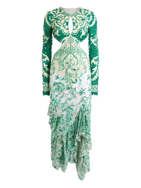 ETRO sequin-embellished dress - Green - zdjęcie produktu nr 1