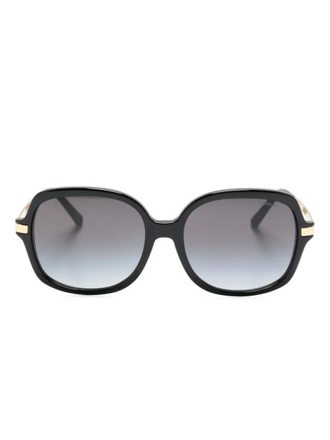 Michael Kors logo-engraved square-frame sunglasses - Black - zdjęcie produktu nr 1