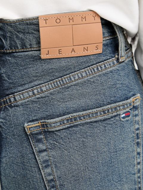 Tommy Jeans jeansy damskie kolor granatowy DW0DW22629