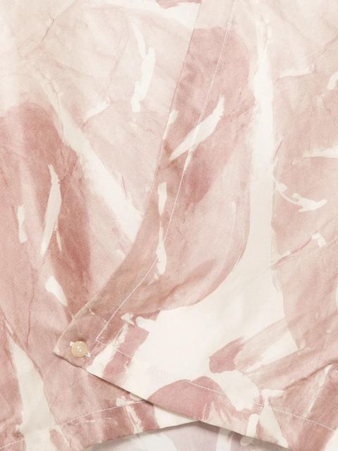 Alysi brushed print jacket - Pink