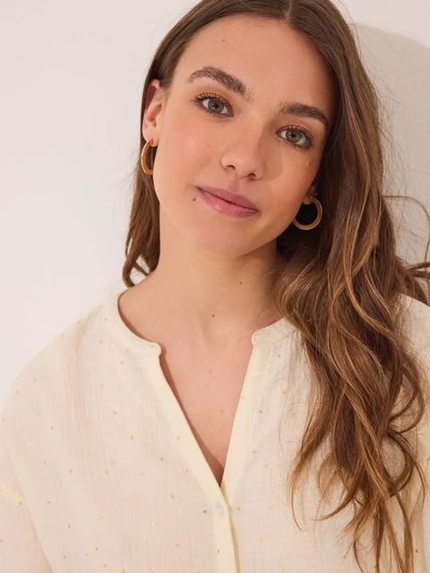 women'secret piżama damska kolor beżowy bawełniana 3599229