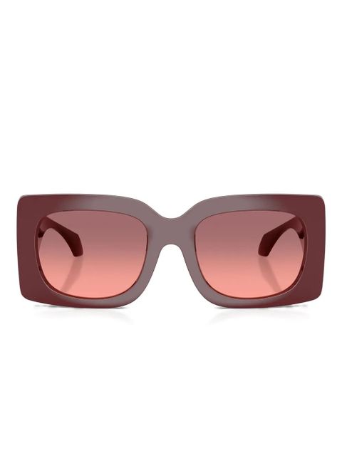 Versace Eyewear square-frame sunglasses - Red - zdjęcie produktu nr 1