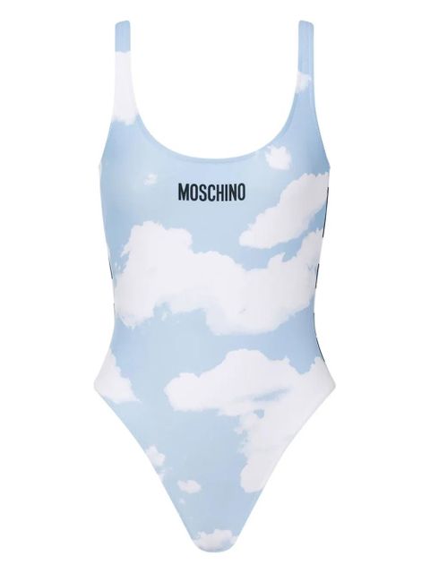 Moschino cloud-print swimsuit - Blue - zdjęcie produktu nr 1