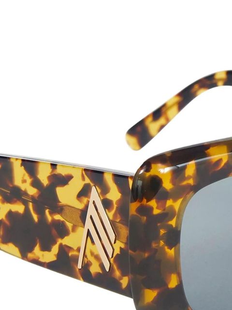 The Attico rectangular-frame sunglasses - Yellow - zdjęcie produktu nr 2