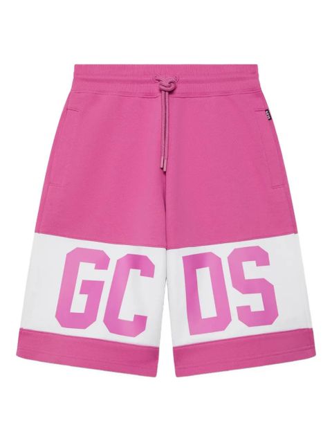 GCDS logo-print track shorts - Pink - zdjęcie produktu nr 1